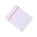 Textile bag for delicate laundry and underwear, model PD01, 30x40 cm, white color